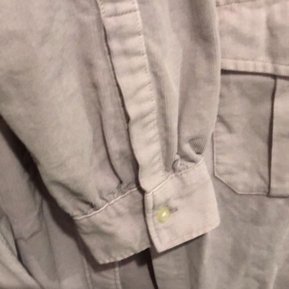 Gap lavender lilac corduroy button down shirt shacket size large new with tag - Picture 4 of 9